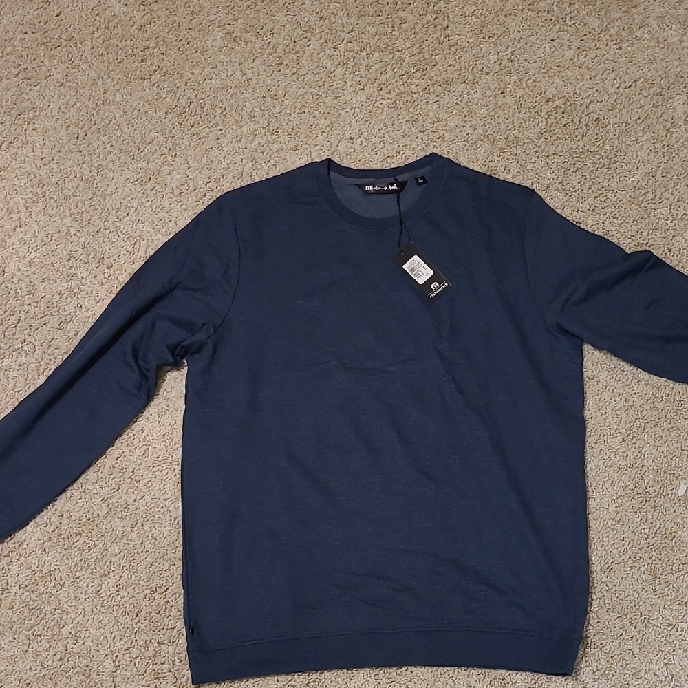 Travis Mathew Dark Blue Crewneck Sweater